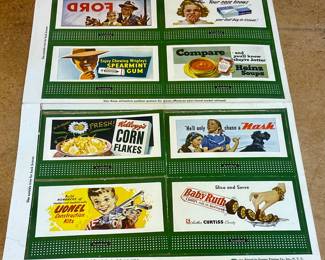 VINTAGE LIONEL MINI BILLBOARDS SET