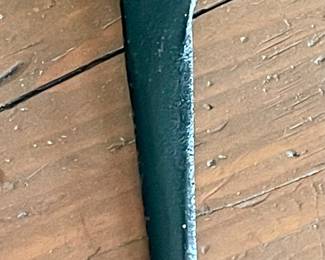 ANTIQUE CAST IRON AMISH WOMAN LETTER OPENER