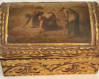 GILT WOODEN BOX