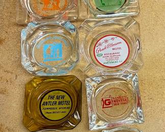 VINTAGE/ANTIQUE ASHTRAYS
