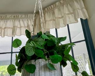 HANGING WICKER BASKET #2