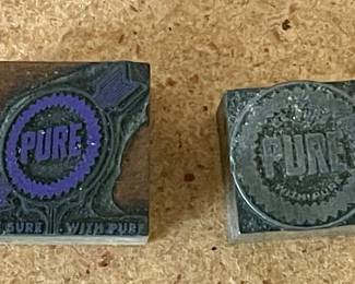 VINTAGE PURE PRINTING CUT/BLOCK