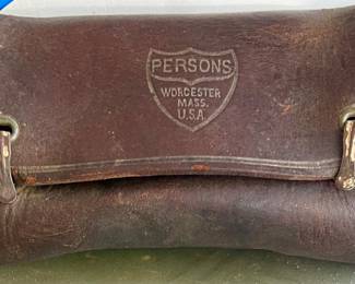 WWII Persons Worcester Mass. U.S.A Leather Tool Bag for G-519 -  Persons-Majestic Mfg. Co.