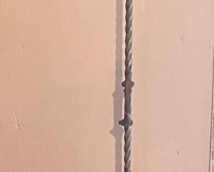ANTIQUE (1920/30') ART DECO BRIDGE ARM FLOOR LAMP
