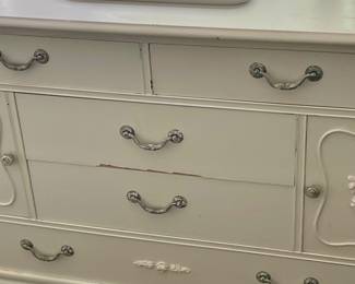 PAINTED ANTIQUE BUFFET
