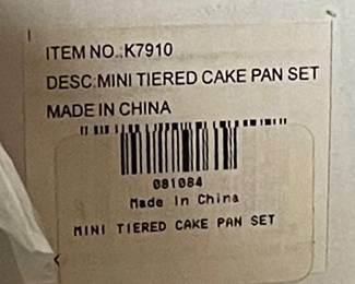 MINI-TIERED CAKE PAN SET (2-AVAILABLE