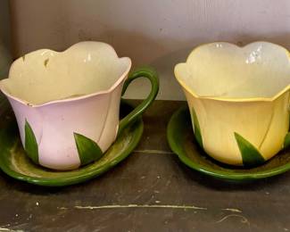 LARGE TEA CUP PLANTERS