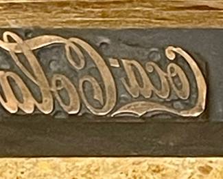 VINTAGE PRINTING CUT - COCA-COLA