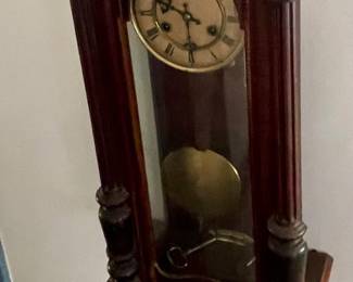 ANTIQUE "JUNGHAN" PENDULUM CLOCK 