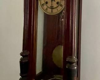 ANTIQUE "JUNGHAN" PENDULUM CLOCK 