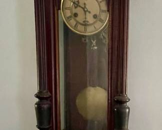 ANTIQUE "JUNGHAN" PENDULUM CLOCK 