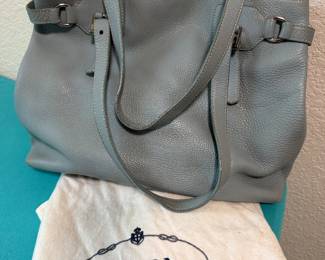 Prada pebble leather purse