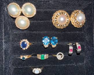 14K & 10K Rings & Earrings