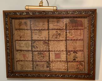 Leather postcards from 1907