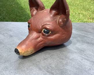 Cast Iron Fox Head