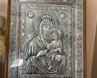 Madonna and child artwork