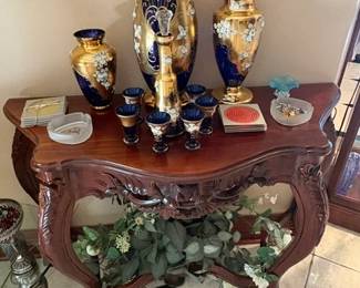 Beautiful hand carved table 