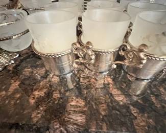 Vintage Liquer shot glass set