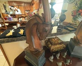 Hand carved wooden Sculpture