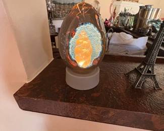 Lighted Egg decor