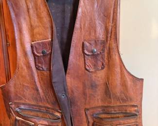 Leatehr vest
