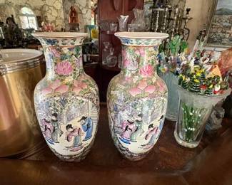 Porcelain vases