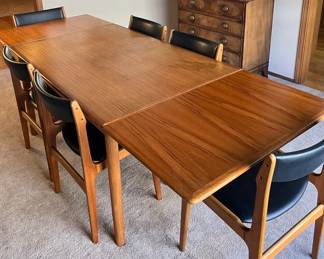 Mid Century Table and Chairs