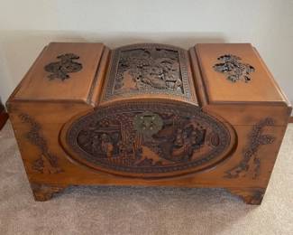 Antique Lane Trunk, Cedar, Key