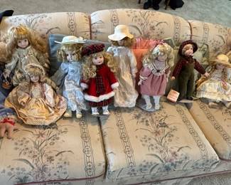 Porcelain Hamilton Collection Dolls 