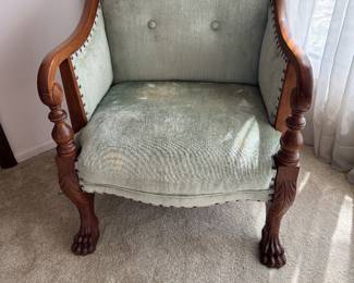 Victorian Carved Arm Chair 