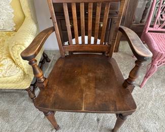 Oak Bankers Chair