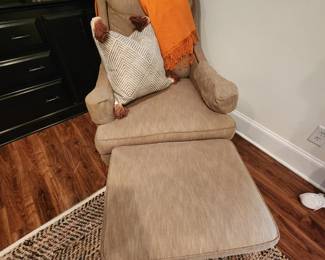 Sherrill Chair and Ottoman