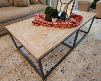 Stone Top Cocktail Table