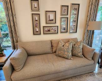 Beautiful Down Filled Sofa--pair available