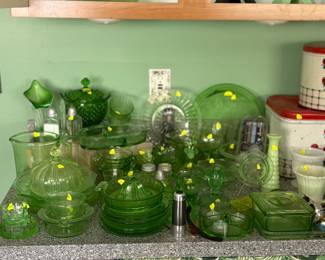 Uranium glass collection