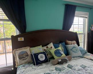 King size bed and mattress 