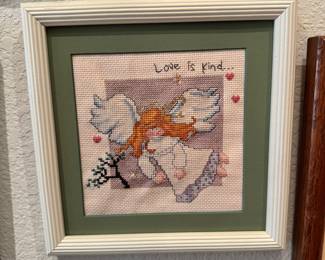 Hand made cross stitch 