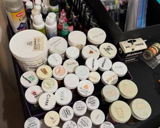 Embossing Powder, Glitter, Adhesives, etc. 