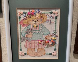 Hand made cross stitch 