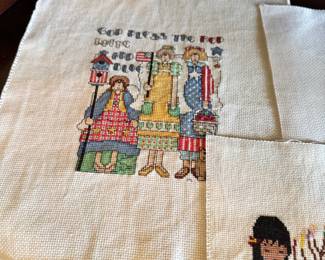 Hand made cross stitch 
