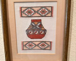 Hand made cross stitch 