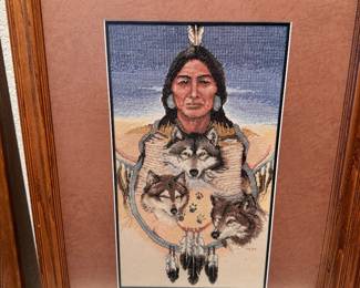 Hand made cross stitch 