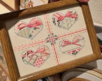 Hand made cross stitch 