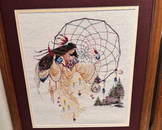 Hand made cross stitch 