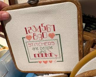 Hand made cross stitch 