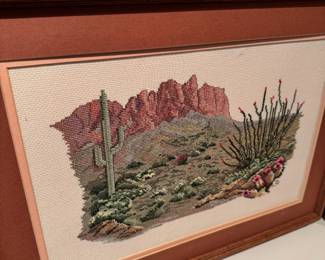 Hand made cross stitch 