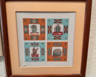 Hand made cross stitch 