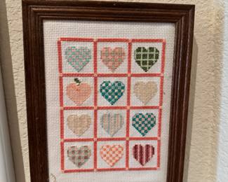 Hand made cross stitch 