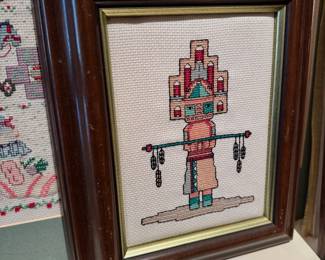 Hand made cross stitch 