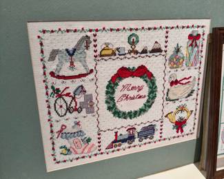 Hand made cross stitch 